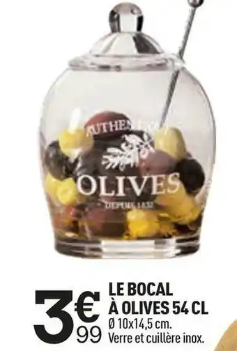 Centrakor Le bocal à olives 54 cl offre
