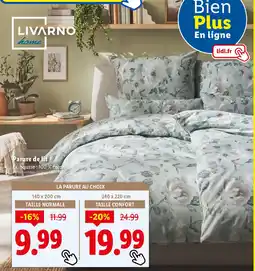 Lidl Livarno home Parure de lit offre