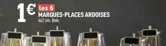 Marques-places ardoises