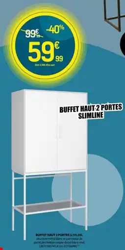 BUT Buffet haut 2 portes slimline offre