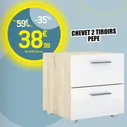 BUT Chevet 2 tiroirs pepe offre