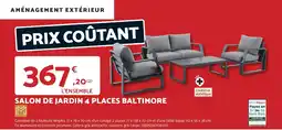 Bricomarché Salon de jardin 4 places baltimore offre