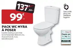 Bricomarché Pack wc myra à poser offre