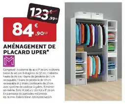 Bricomarché Aménagement de placard uper offre