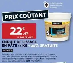 Bricomarché Enduit de lissage en pâte offre