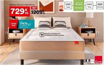 BUT Matelas Clémaé 2 offre