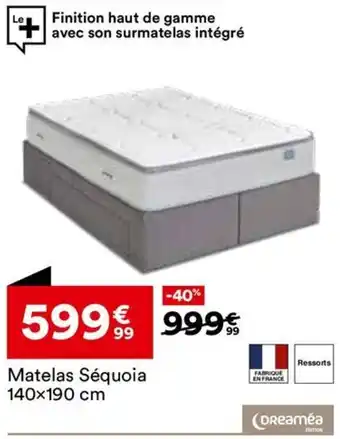 BUT Matelas Séquoia offre