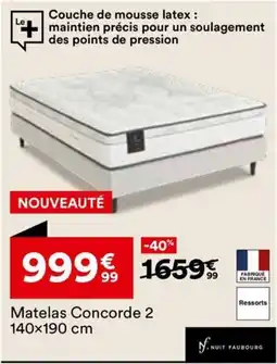 BUT Matelas Concorde 2 offre