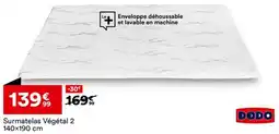BUT Surmatelas Végétal 2 offre