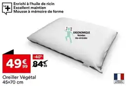 BUT Oreiller Végétal offre