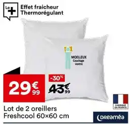 BUT Lot de 2 oreillers Freshcool offre