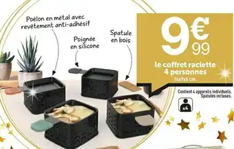 Centrakor Le coffret raclette 4 personnes offre