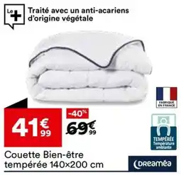 BUT Couette Bien-être tempérée offre