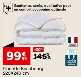 BUT Couette Beaubourg offre
