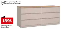 BUT Commode 2×3 tiroirs Best offre