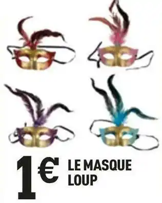 Centrakor Le masque loup offre