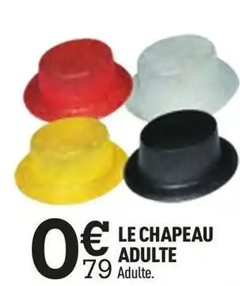 Centrakor Le chapeau adulte offre