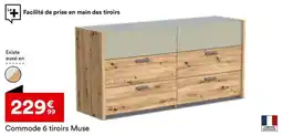BUT Commode 6 tiroirs Muse offre