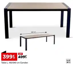 BUT Table Camden offre