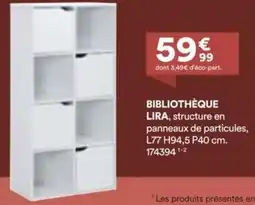 BUT Bibliothèque lira offre