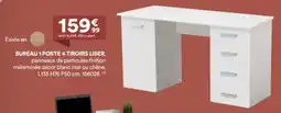BUT Bureau 1 porte 4 tiroirs liber offre