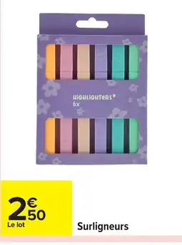 Carrefour Surligneurs offre