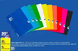 Carrefour Cahier Open Flex offre