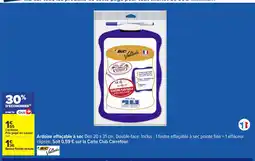 Carrefour Ardoise effaçable à sec offre