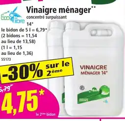 Norma Vinaigre ménager offre