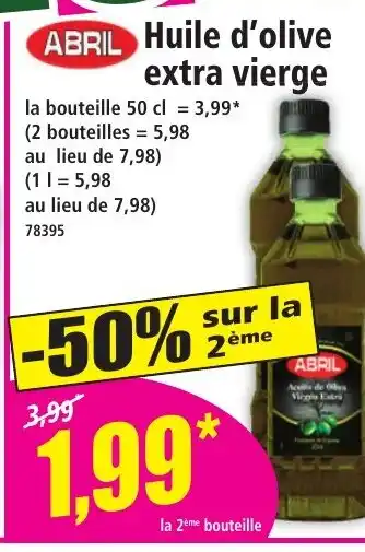 Norma ABRIL Huile d'olive extra vierge offre