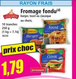 Norma LECKERROM Fromage fondu offre