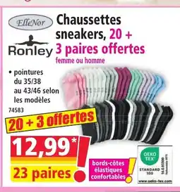 Norma Chaussettes sneakers offre