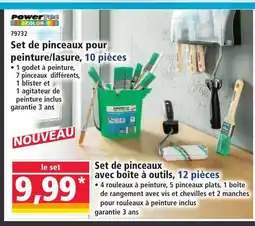 Norma Set de pinceaux pour peinture/lasure offre