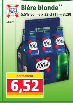 Norma 1664 Bière blonde offre