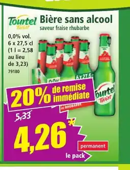 Norma TOURTEL Bière sans alcool offre