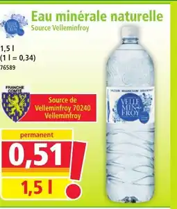 Norma Eau minérale naturelle offre
