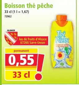Norma Boisson thé pêche offre