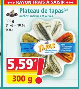 Norma Plateau de tapas offre