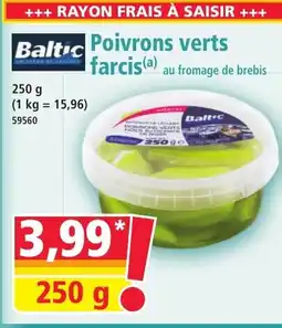 Norma BALTIC Poivrons verts farcis offre
