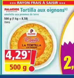 Norma Tortilla aux oignons offre