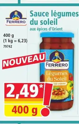 Norma Sauce légumes du soleil offre