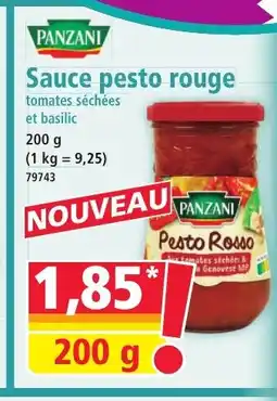 Norma PANZANI Sauce pesto rouge offre