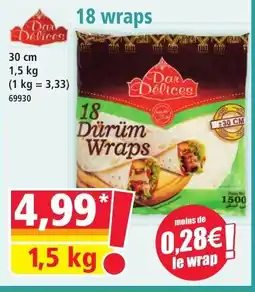 Norma 18 wraps offre