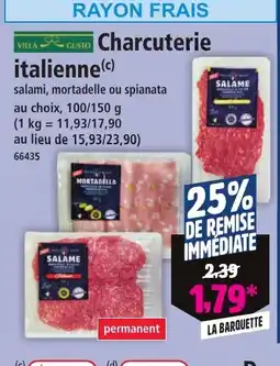 Norma Charcuterie italienne offre