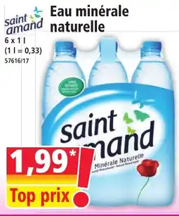 Norma SAINT AMAND Eau minérale naturelle offre