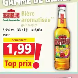 Norma DESPERADOS Bière aromatisée offre