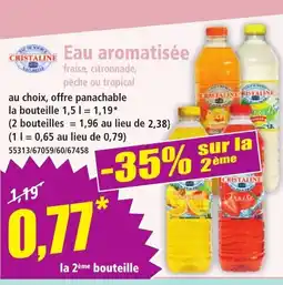 Norma CRISTALINE Eau aromatisée offre