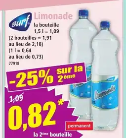 Norma SURF Limonade offre