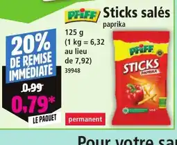 Norma PFIFF Sticks salés offre