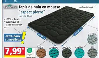 Norma SANTOSINI Tapis de bain en mousse offre